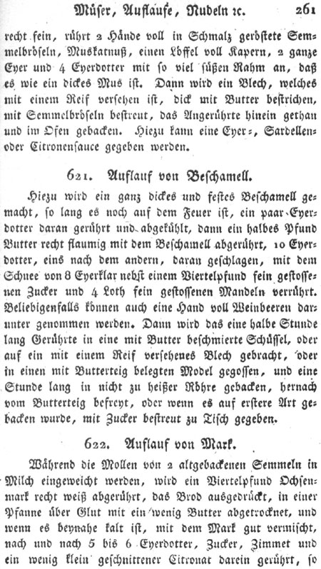 Auflauf von Bechamel