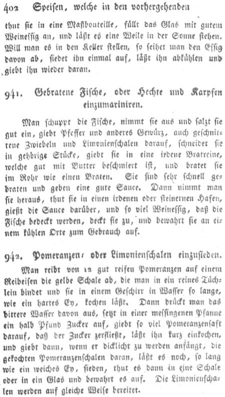 Fische marinieren