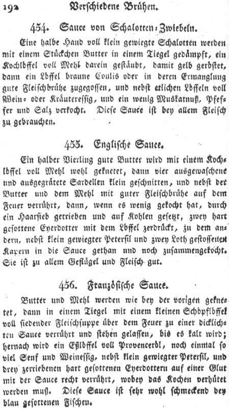 Franz&ouml;sische Sauce