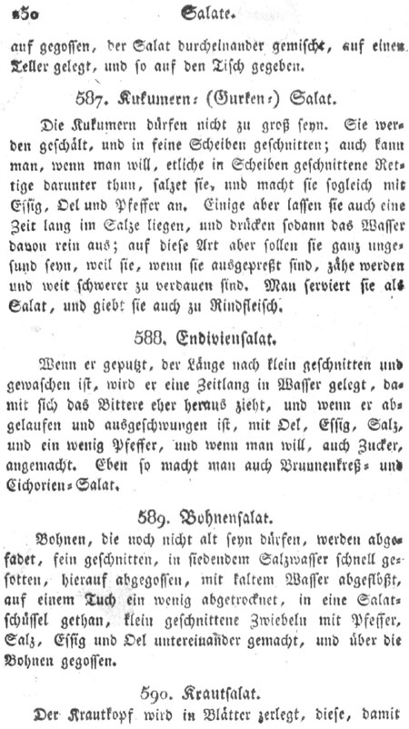 Kukummernsalat Gurkensalat