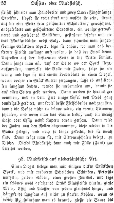 Rindfleisch niederl&auml;ndische Art