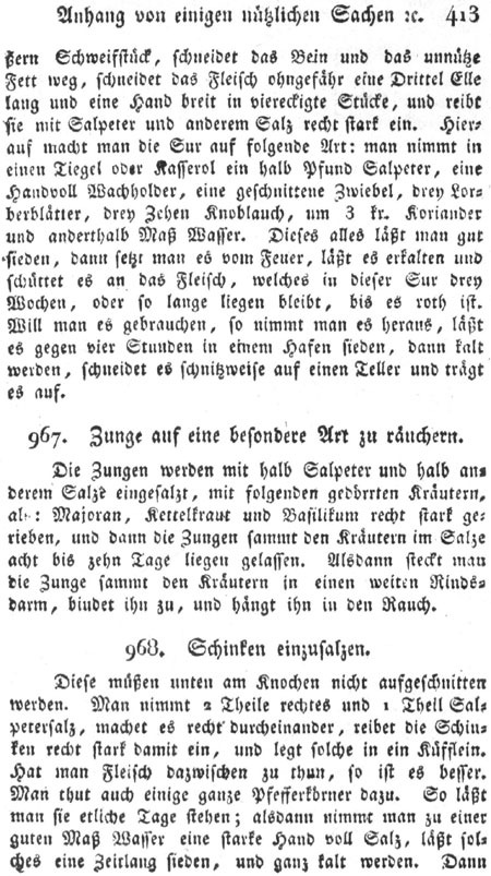 Schinken einsalzen