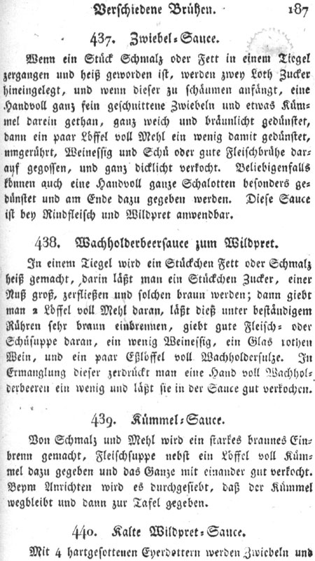 Wachholderbeersauce