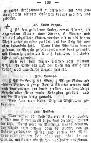 Aufläufe, Kleines Backwerk und Konfekt