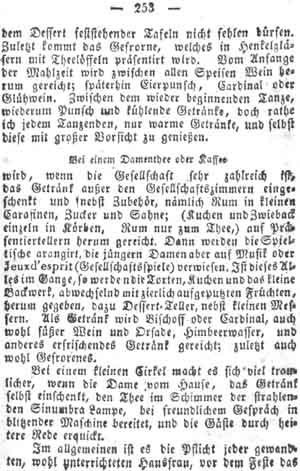 Damentee, K&uuml;chentips