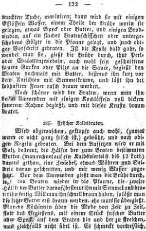 Kalbsbraten, Braten