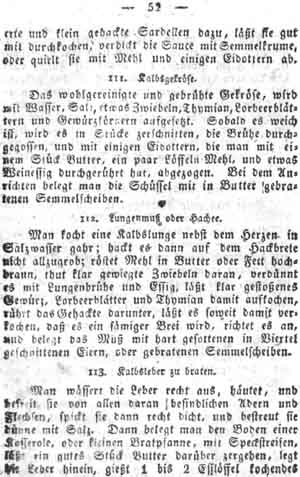 Kalbsgekr&ouml;se, Kalbfleisch