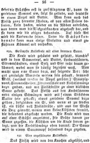 Kalbskeule, Kalbfleisch