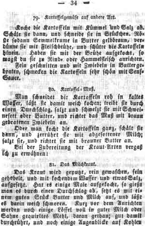 Milchkraut, Gem&uuml;se