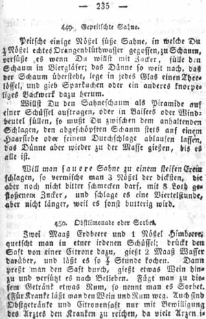 Obstlimonade, Getr&auml;nke
