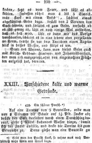 Punsch, Getr&auml;nke