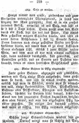 Soja zu machen, Früchte einmachen
