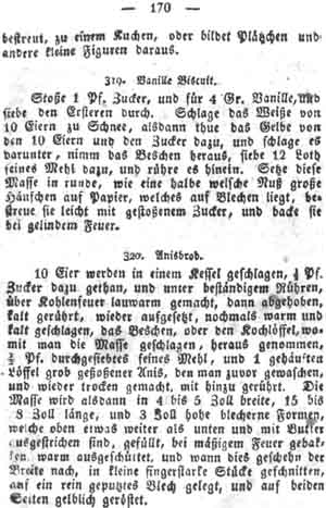 Vanille Biskuit, Kleines Backwerk und Konfekt