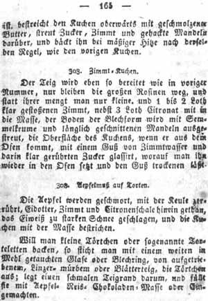 Zimt-Kuchen, Backwerk