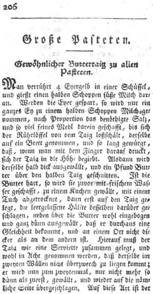 Butterteig zu Pasteten, gro&szlig;e Pasteten