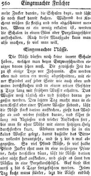 N&uuml;sse, eingemachte Fr&uuml;chte und Gefrorenes