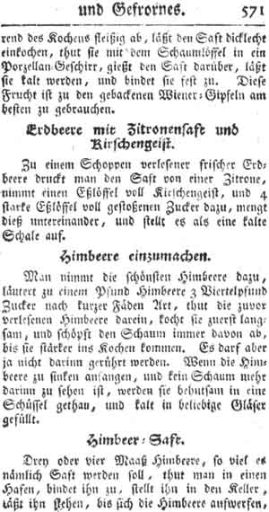 Erdbeeren, eingemachte Fr&uuml;chte und Gefrorenes