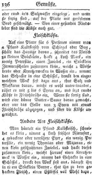 Fleischkl&ouml;&szlig;e, Gem&uuml;se