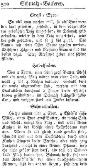 Hobelsp&auml;ne, Schmalzb&auml;ckerei