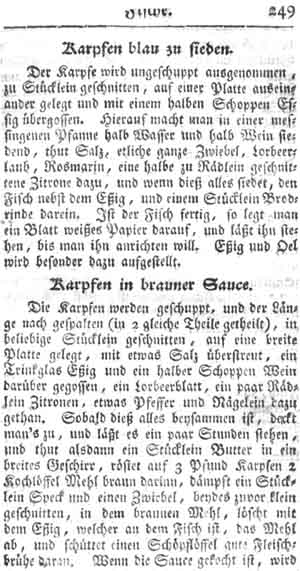 Karpfen, Fische