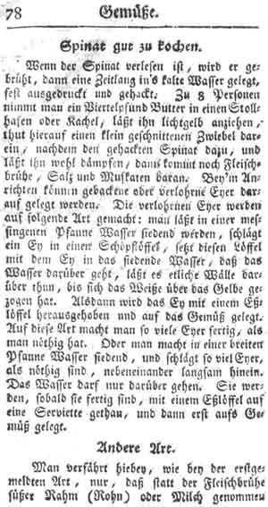 Spinat, Gem&uuml;se